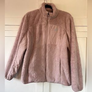 New Balance NB Fleece Faux Fur Zip Up Size M